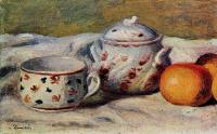 Renoir, Pierre Auguste - Still Life with Cup and Sugar Bowl